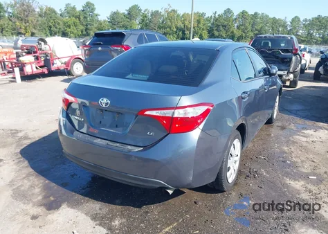 2015 Toyota Corolla Le из США, поврежденный, VIN 2T1BURHE6FC433631